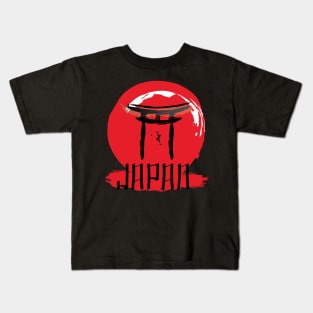 TORII GATE JAPAN IN SUNSET Kids T-Shirt